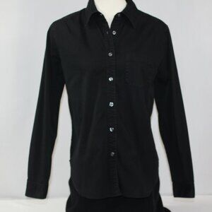 The Limited Black Vintage Long‎ Sleeve Button-up Shirt Size M